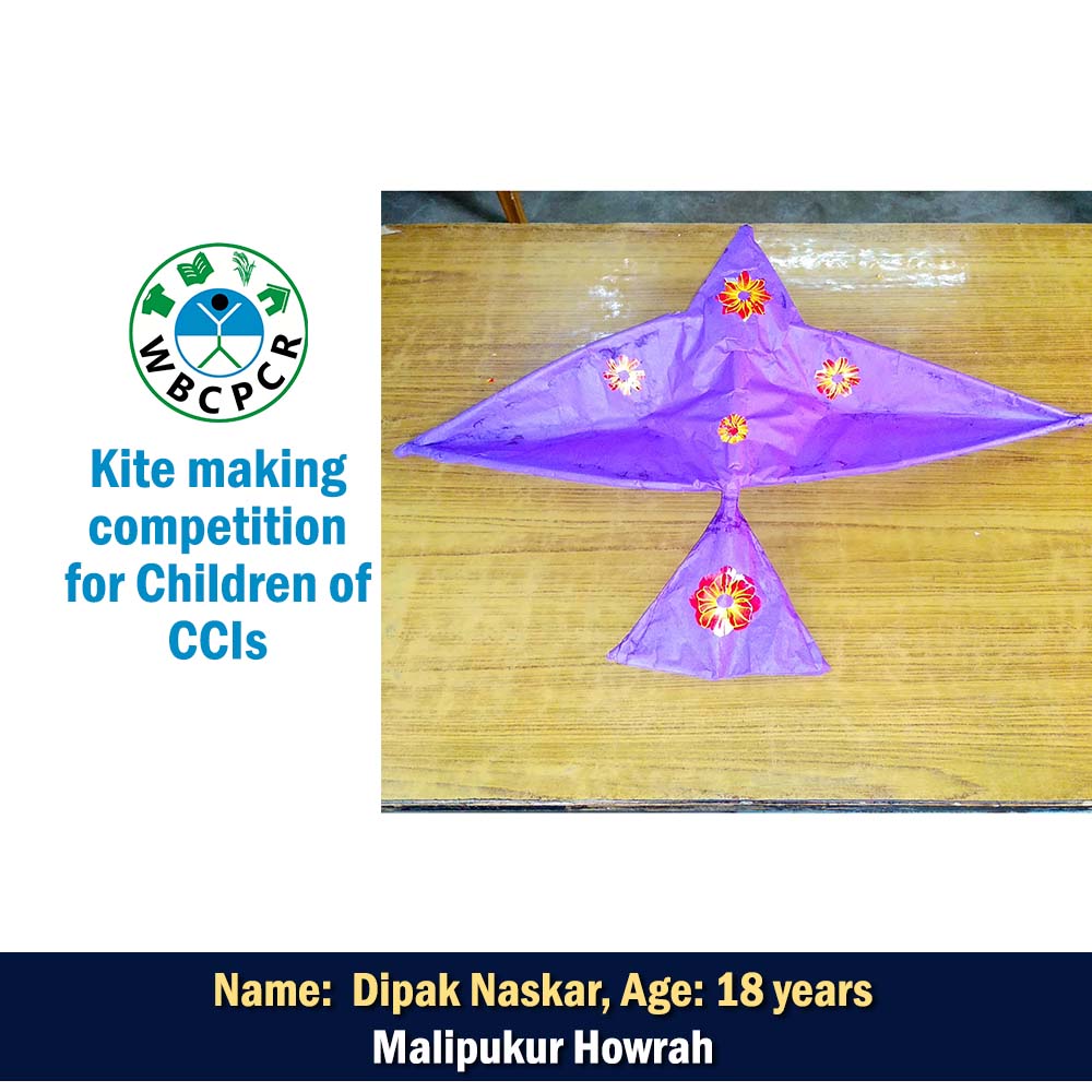Kite making competition for Children of CCIs